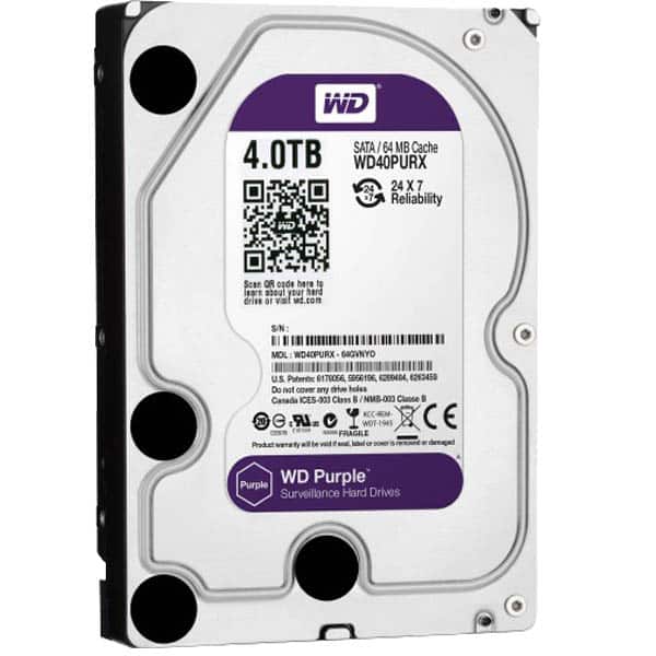 Western Digital 4TB Purple Surveillance Hard Disk