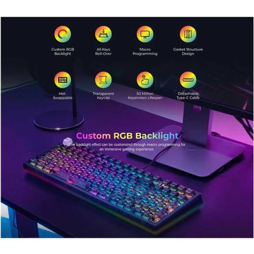 Havit KB875L RGB Backlit Mechanical Gaming Keyboard