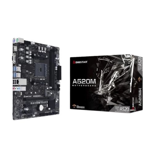 Biostar A520MH DDR4 AMD AM4 Micro ATX Motherboard
