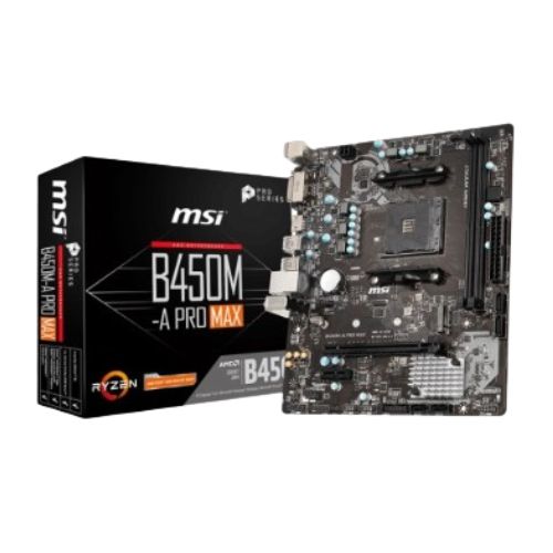 MSI B450M-A PRO MAX AMD AM4 Motherboard