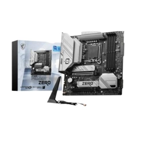 MSI B760M PROJECT ZERO WiFi 6E DDR5 Gen Intel LGA1700 Motherboard