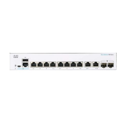 Cisco CBS350-8S-E-2G 10-Port Gigabit Managed Switch