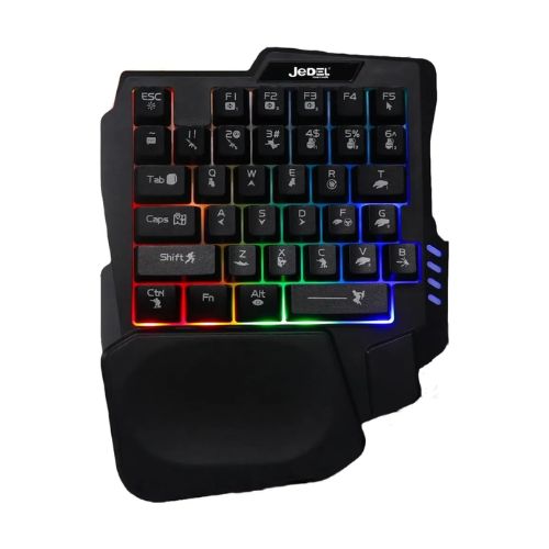 Jedel K601 Single Hand RGB Gaming Keyboard