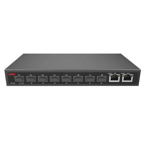 ONV H3008FO 10 Port Full Gigabit Ethernet Fiber Switch