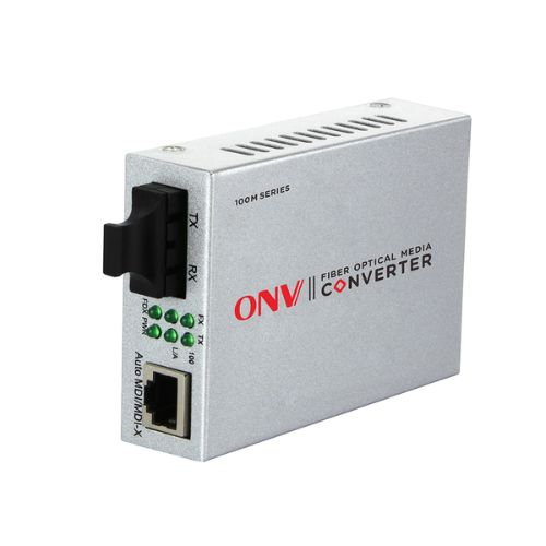 ONV 0110-MCX-O 10 to 100Mbps 2 Port Multimode Dual Fiber Media Converter