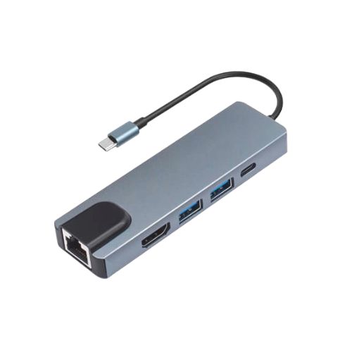 Type C 5-in-1 USB Converter