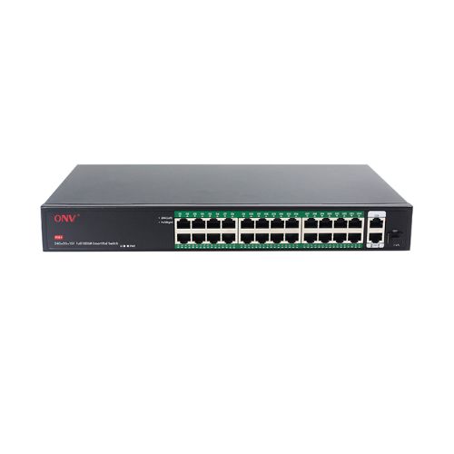 ONV-H3024PFD Full Gigabit 27-port PoE switch